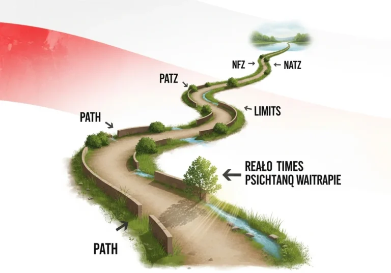 Ścieżka przez psychoterapię NFZ: droga, limity i terminy.