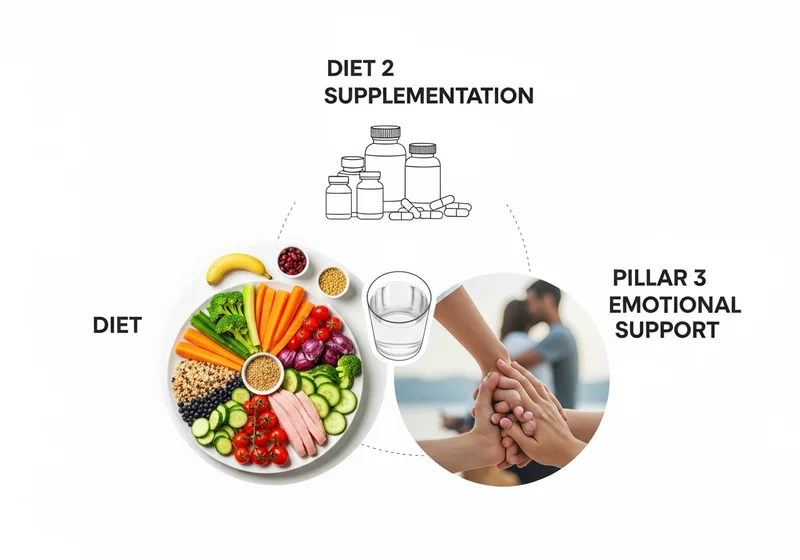 Dieta, suplementacja i wsparcie emocjonalne - trzy filary leczenia kandydozy i jej wpływu na psychikę.